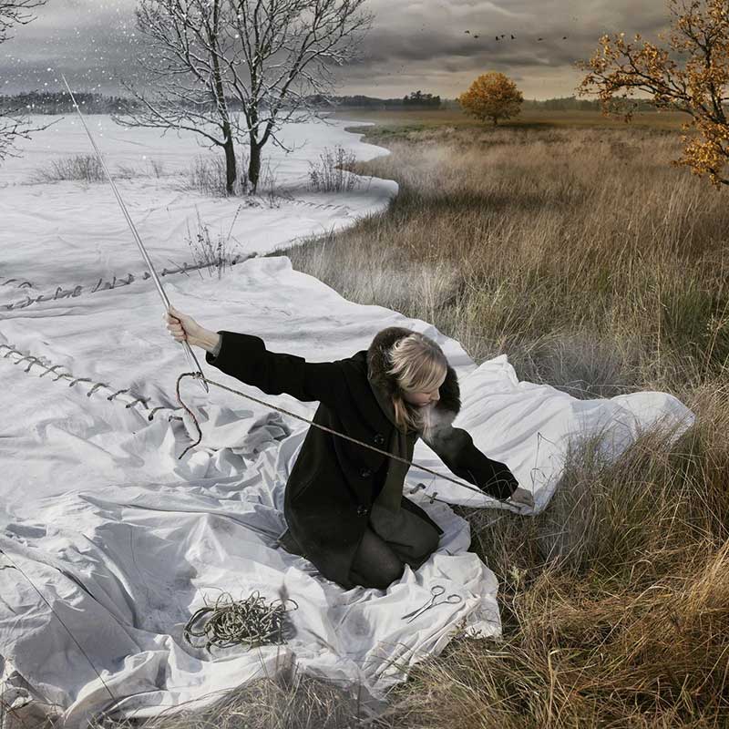 عکس سورئال در انتظار زمستان؛ اثر Erik Johansson