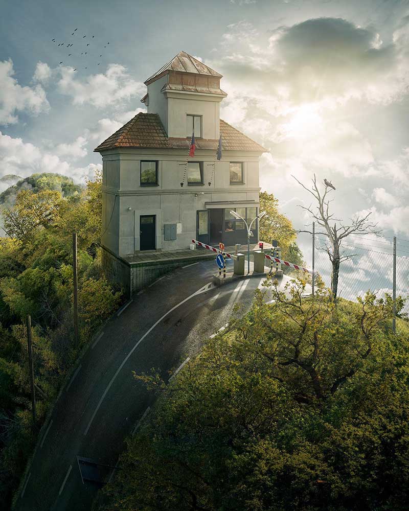 عکس سورئال منع عبور از مرزها؛ اثر Erik Johansson