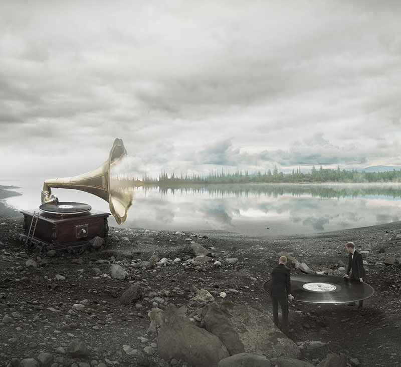 عکس سورئال مناظر صوتی؛ اثر Erik Johansson