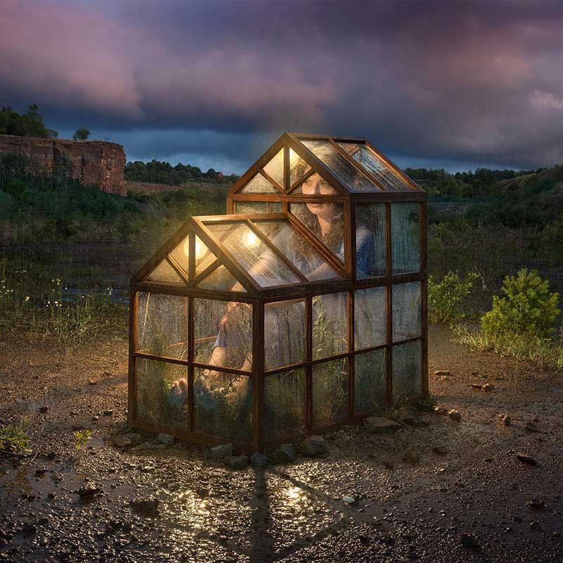 عکس سورئال با عنوان منطقه امن؛ اثر Erik Johansson