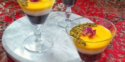 طرز تهیه بستنی ساده سه رنگ لجنی که طعم عالی دارد