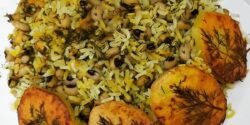 طرز تهیه برنج نخودی گاوی با طعم عالی