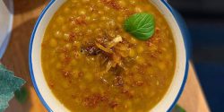 طرز تهیه عدس تهرانی ساده برای یک صبحانه خوشمزه