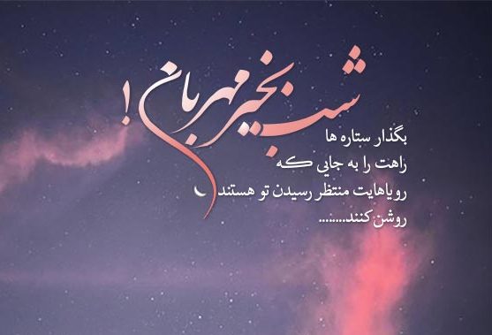 پیام کپشن شب بخیر با کلاس