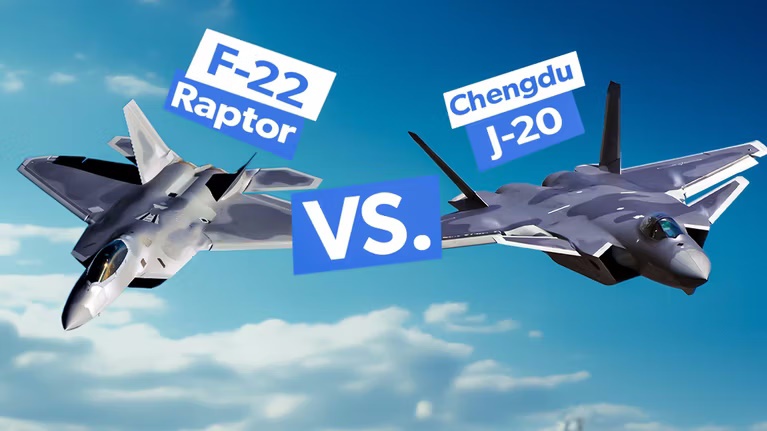 مقایسه F-22 Raptor آمریکا با Chengdu G-20 چین;  کدام جت جنگنده نامرئی تر است؟