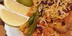 طرز تهیه مرغ لا پلو با زرشک به روش مونتاژی و طعم عالی