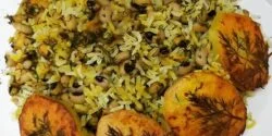 طرز تهیه برنج نخودی گاوی با طعم عالی