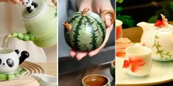 ست چای فانتزی بسیار شیک و گوگولی مناسب برای جهیزیه