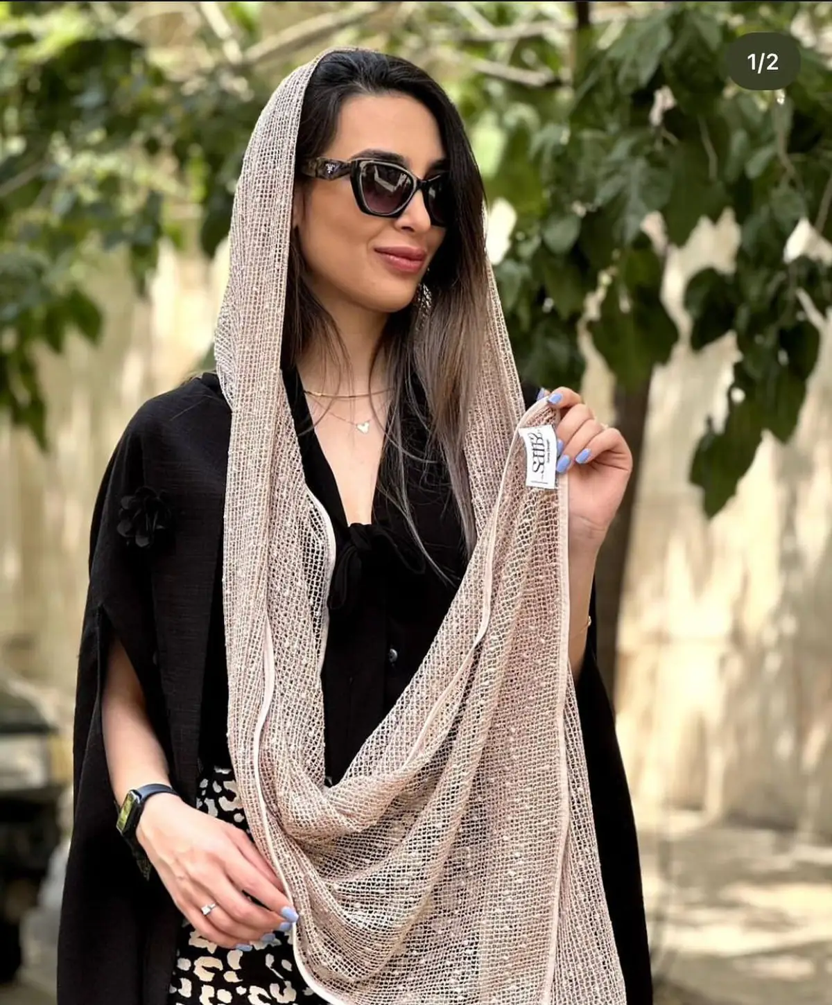 روسری بلند زنانه شیک