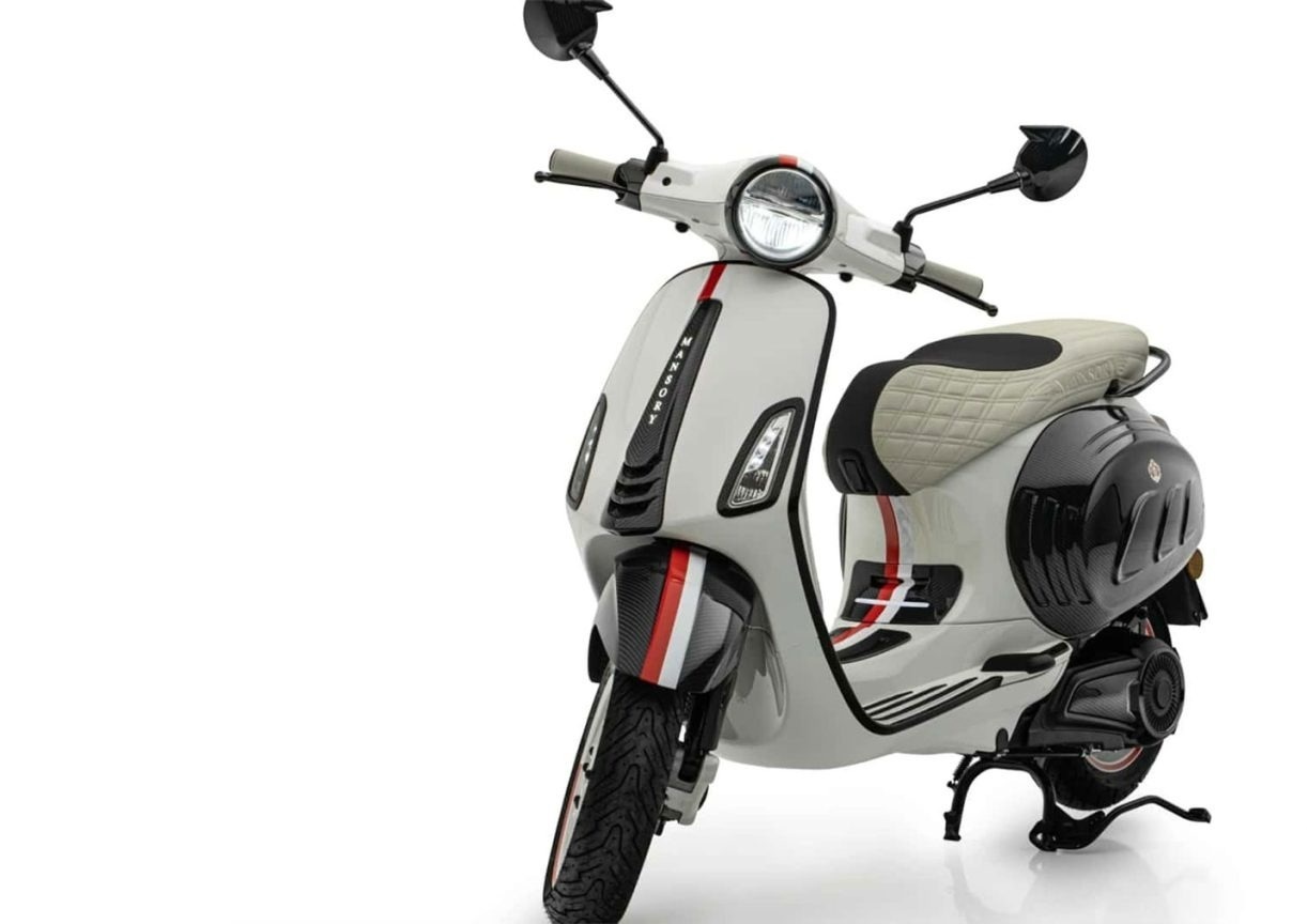 با پروژه جدید منصوری آشنا شوید; Vespa Electrica Monaco Edition